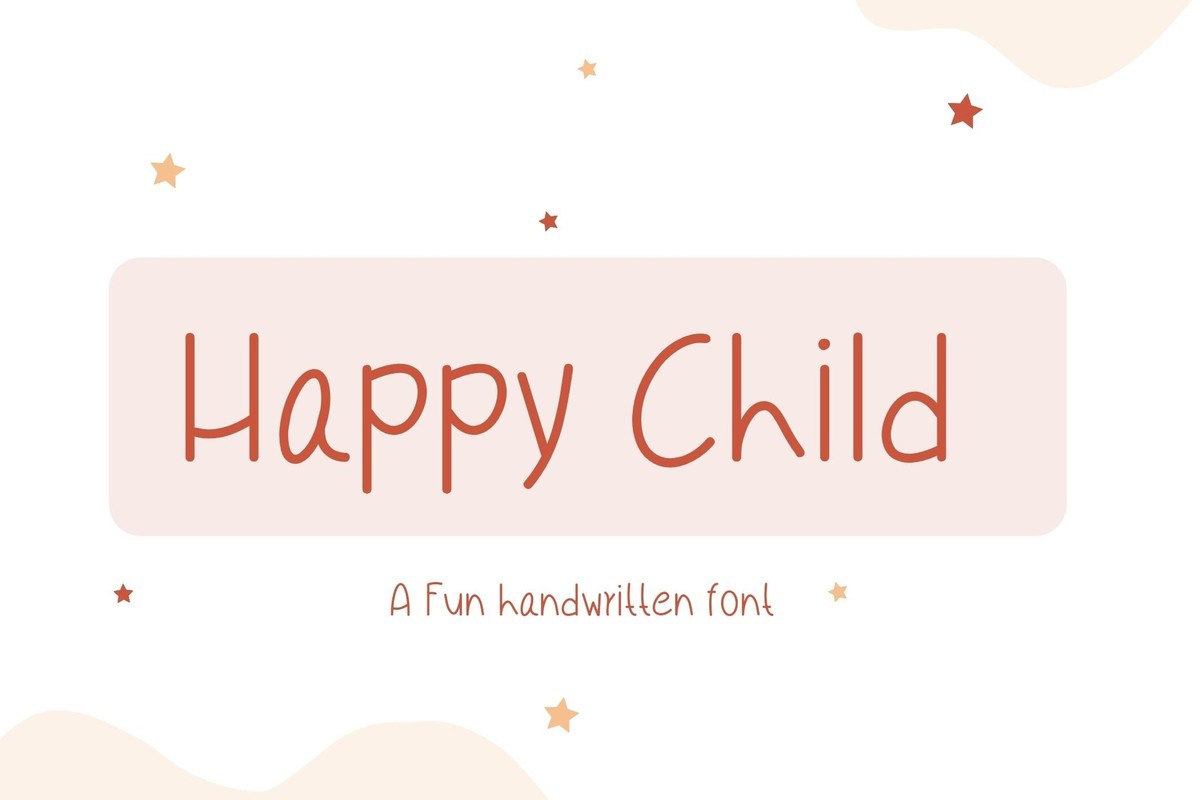 Happy Child Font preview