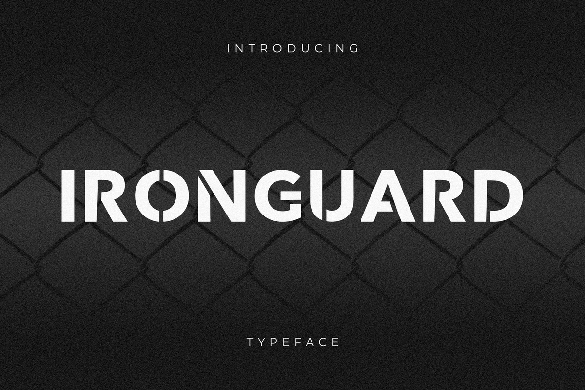 Ironguard Font preview