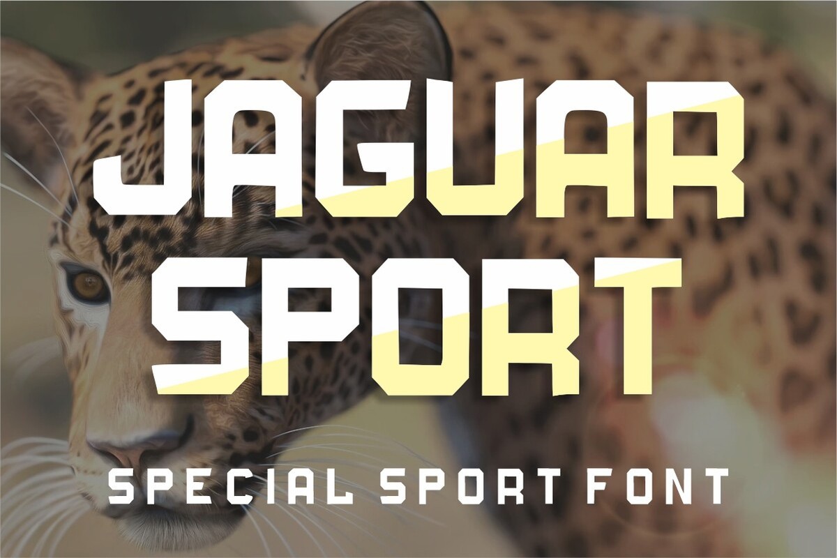 Jaguar Sport Font preview