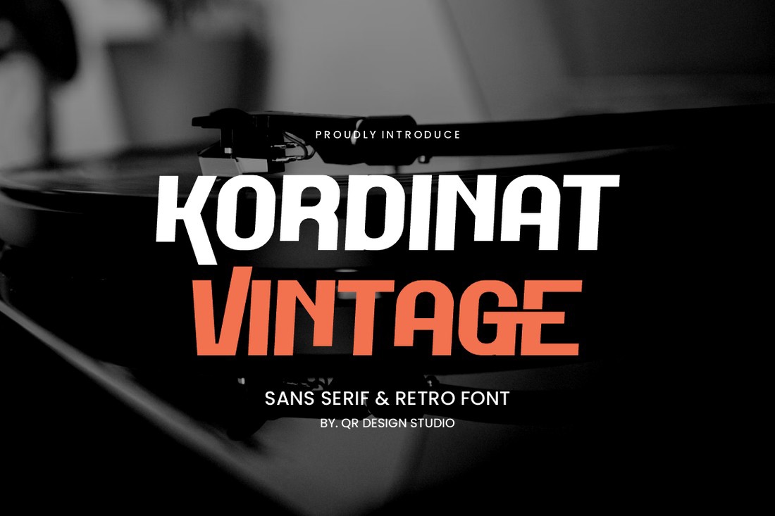 Kordinat Vintage Font preview