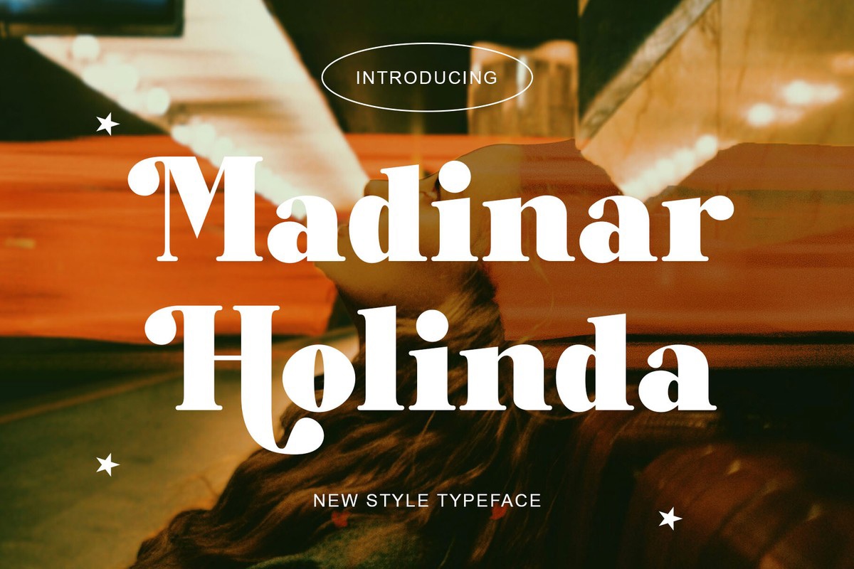 Madiar Holida Font preview