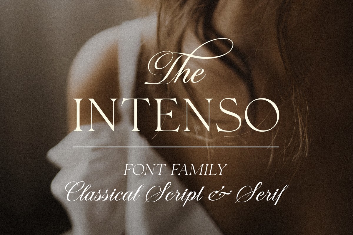 Intenso Font preview