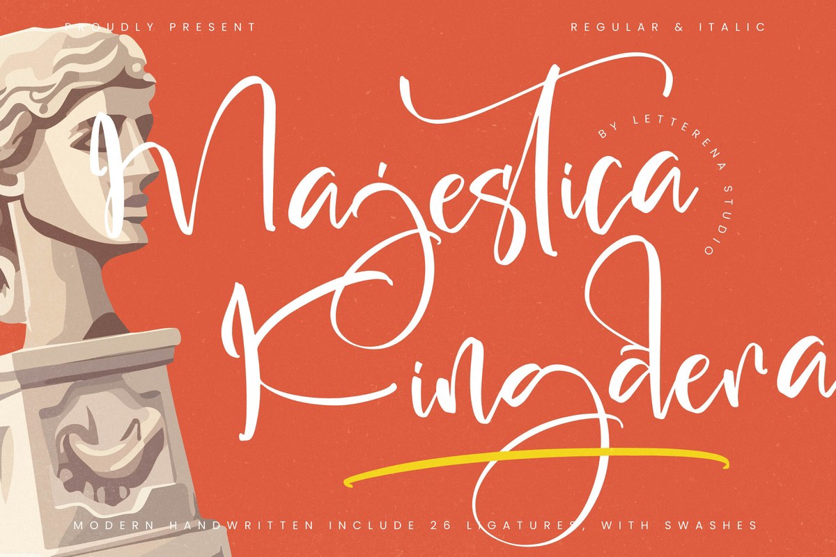 Majestica Kingdera Font preview