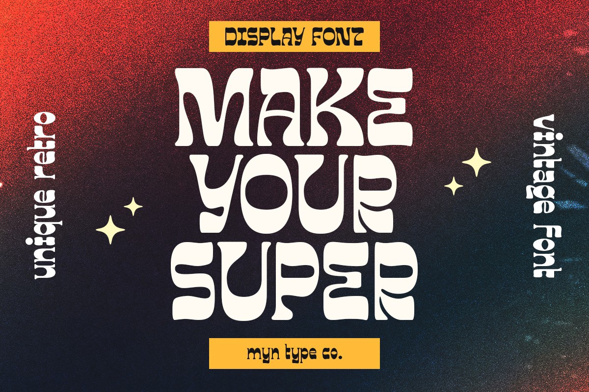 Make Your Super Font preview