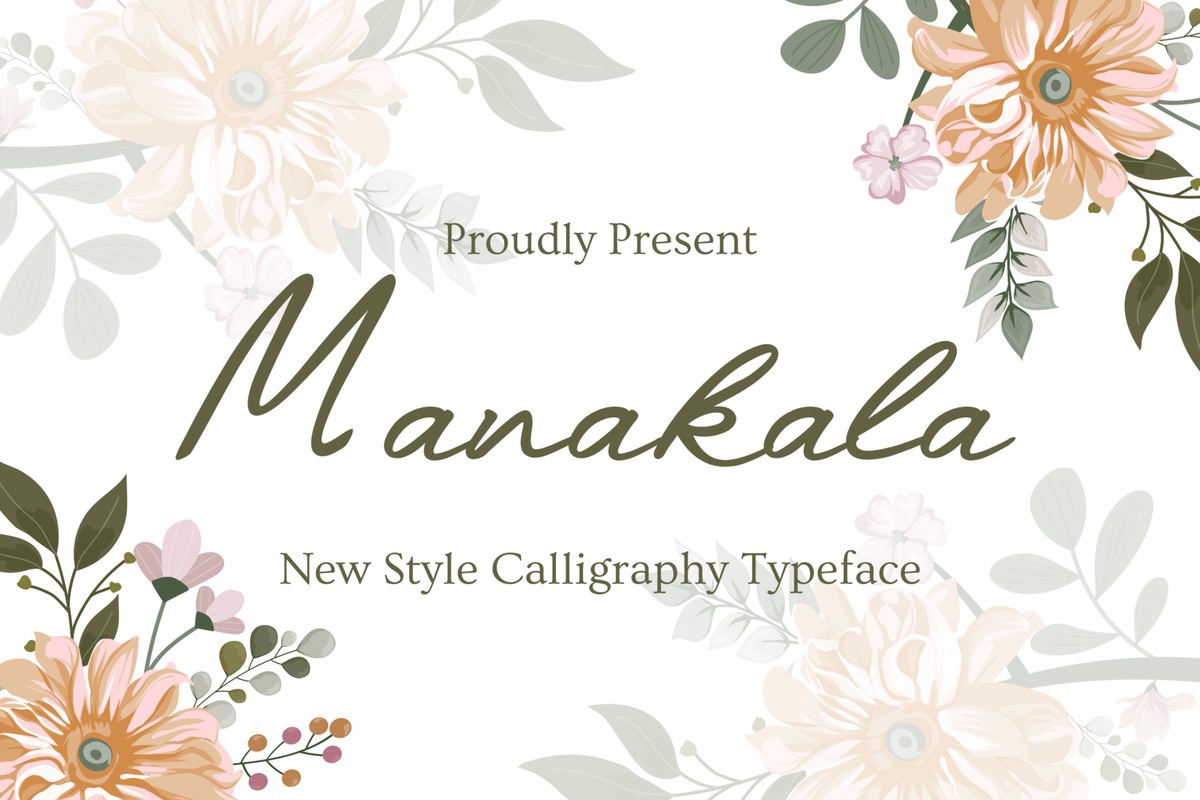 Manakala Font preview