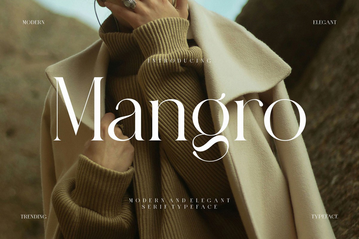 Mangro Font preview