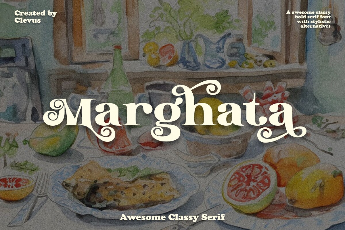 Marghata Font preview