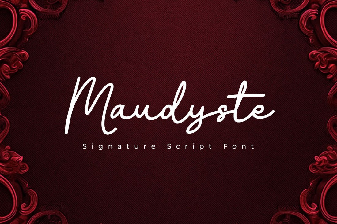 Maudyste Font preview