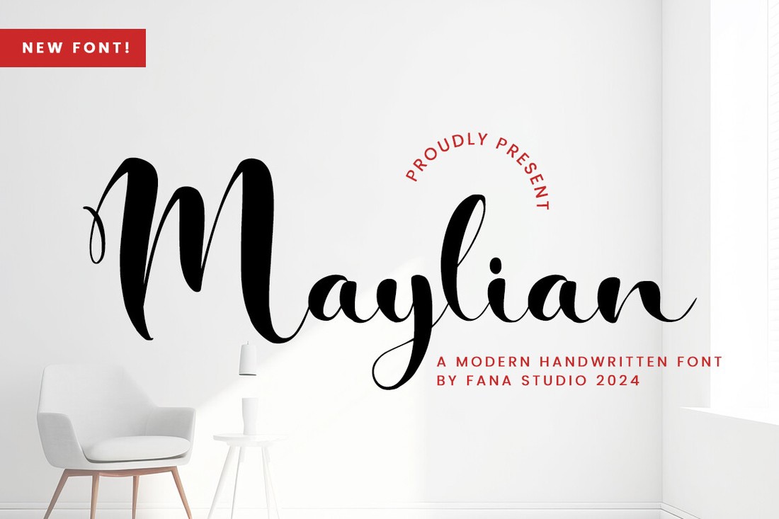 Maylian Font preview