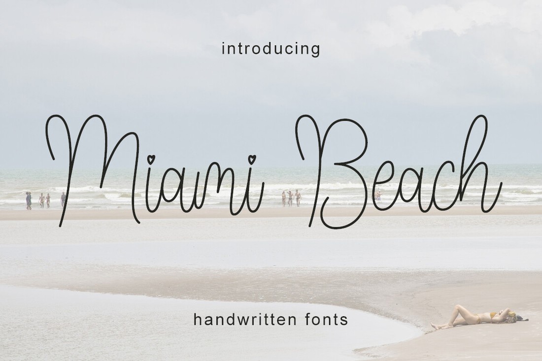 Miami Beach Font preview