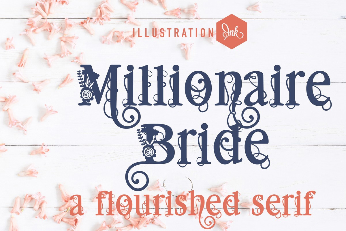 PN Millionaire Bride Font preview