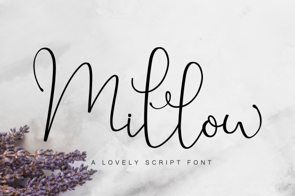 Millow Font preview