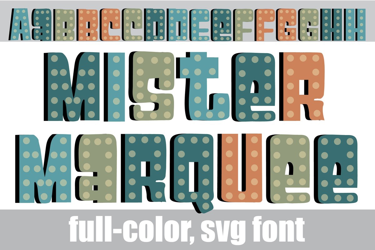 Mister Marquee CF Font preview