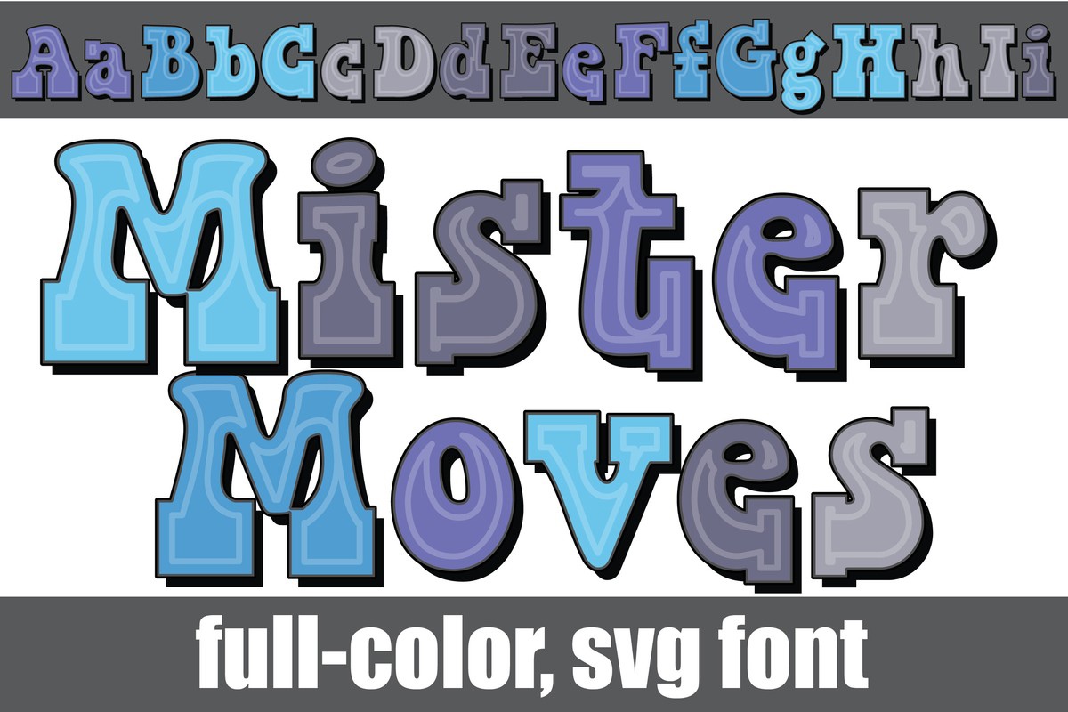 Mister Moves CF Font preview