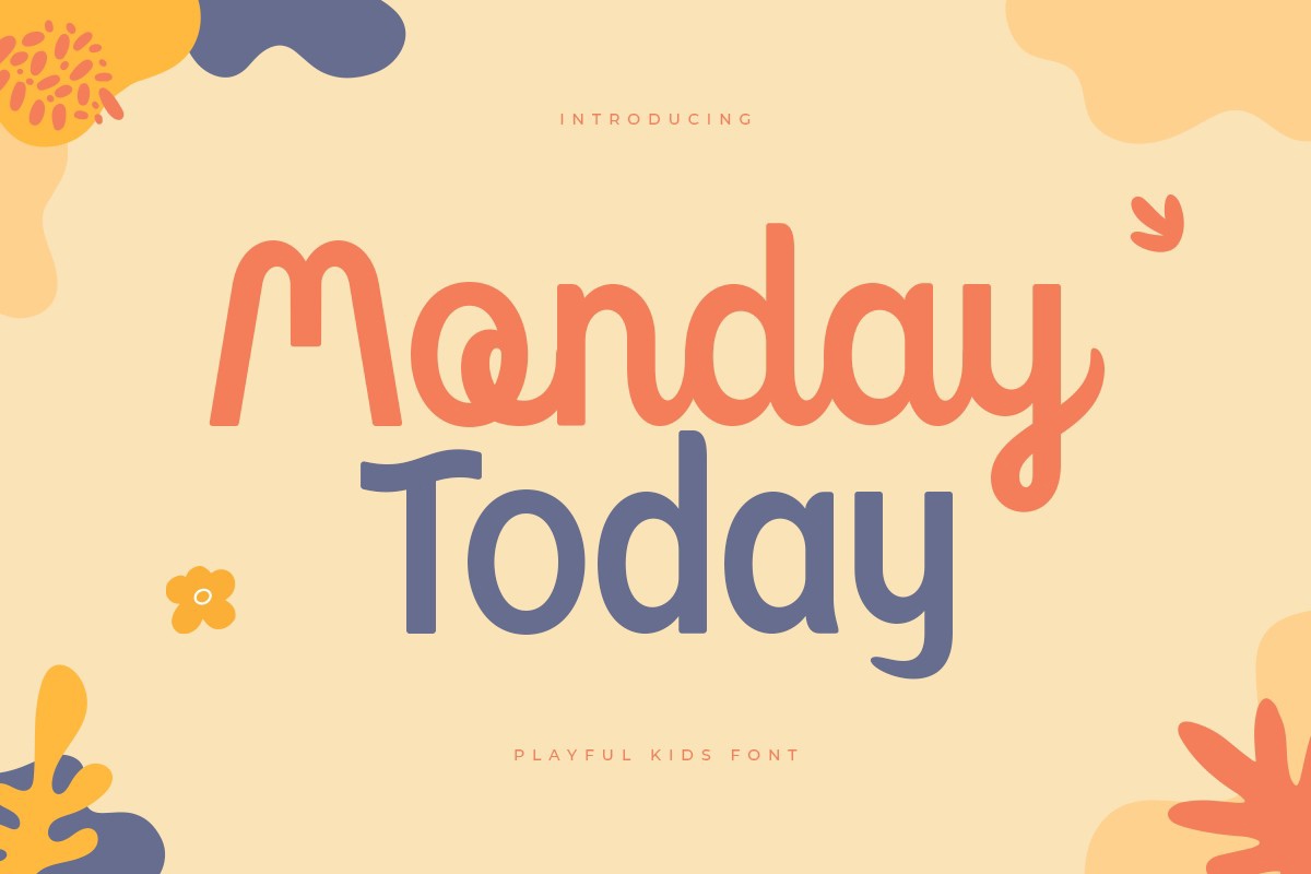 Monday Today Font preview