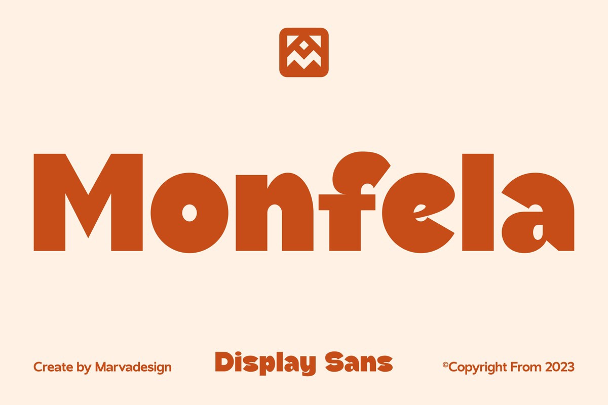 Monfela Font preview