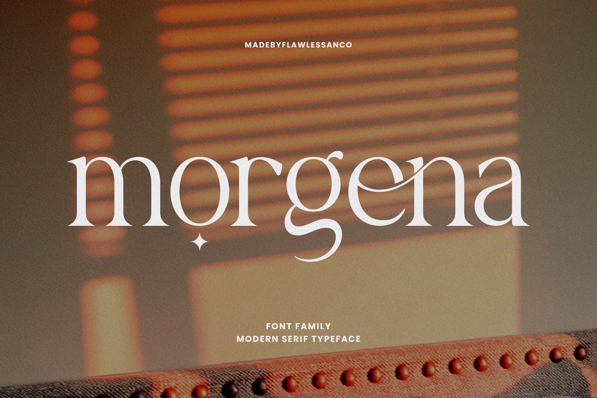 Morgena Font preview