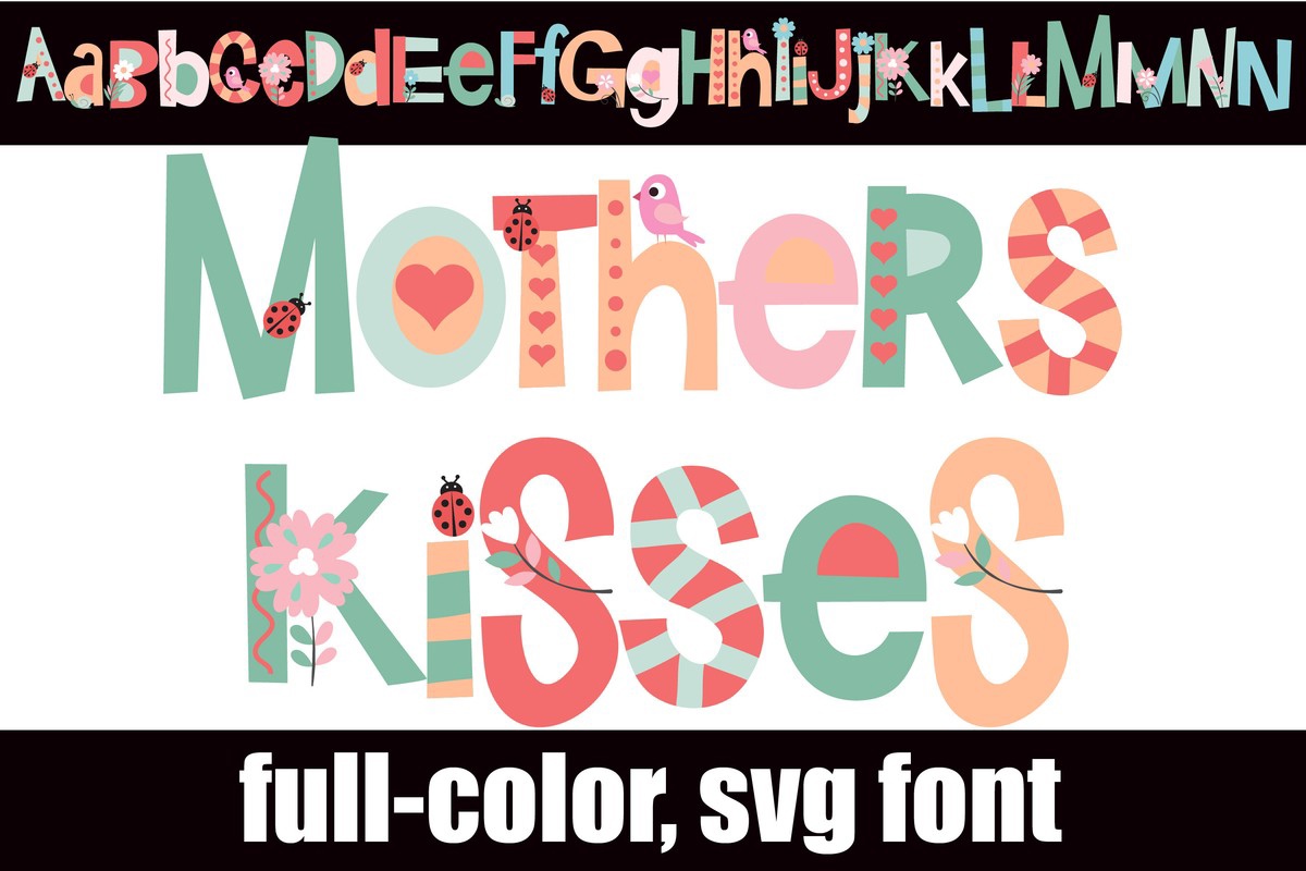 Mothers Kisses CF Font preview