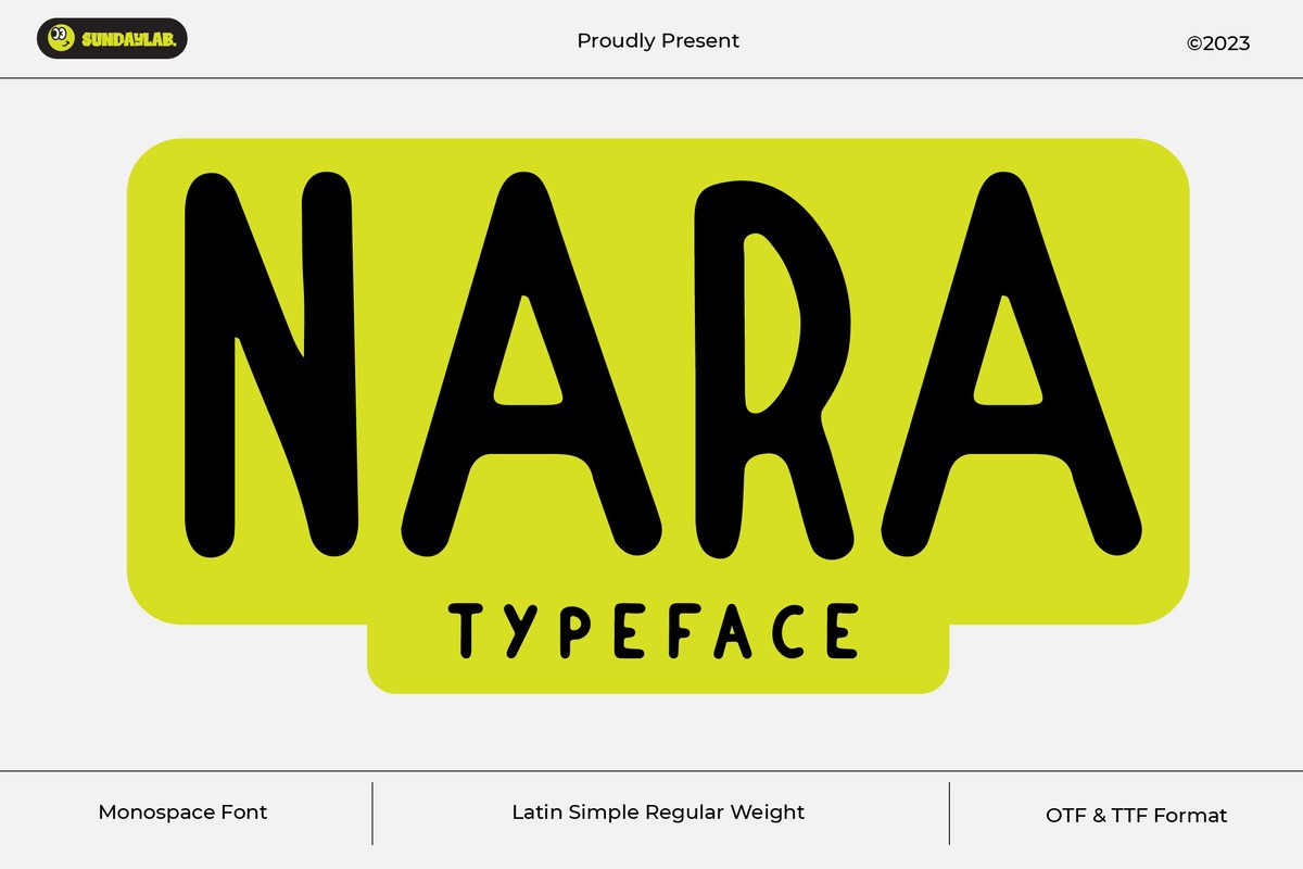 Nara Font preview