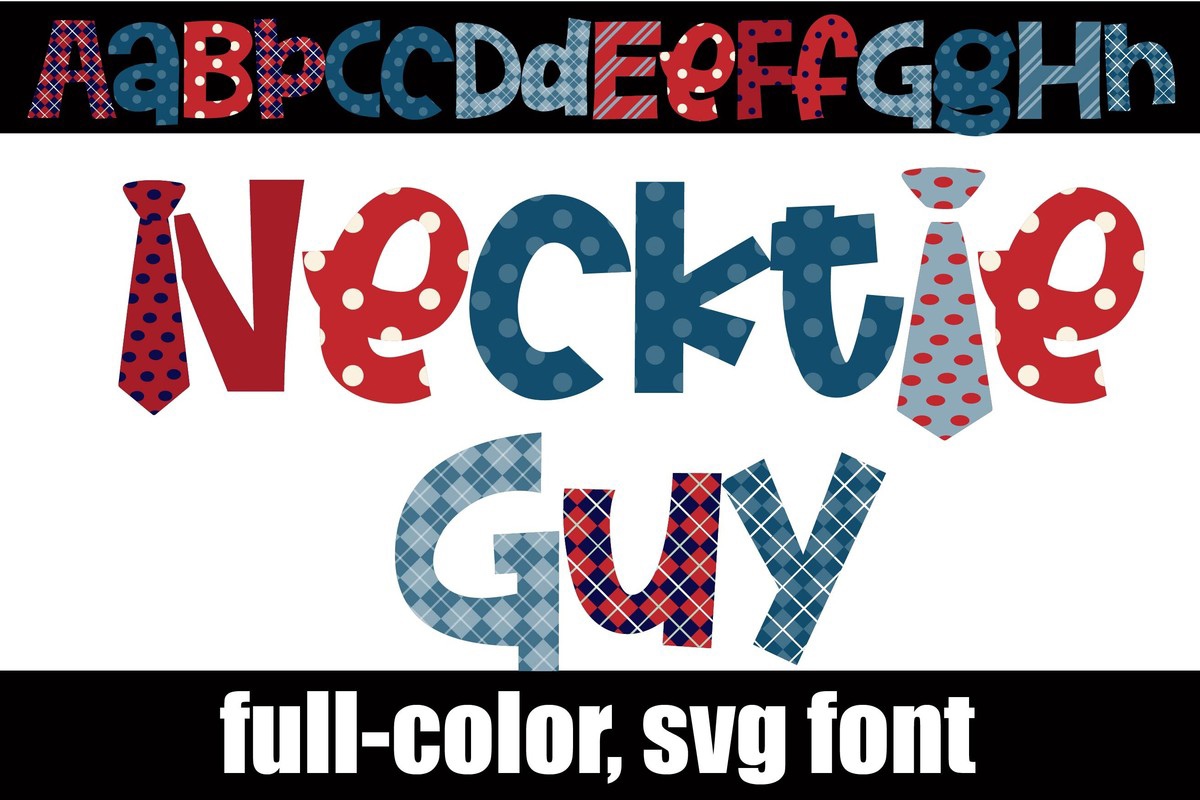 Necktie Guy Too CF Font preview