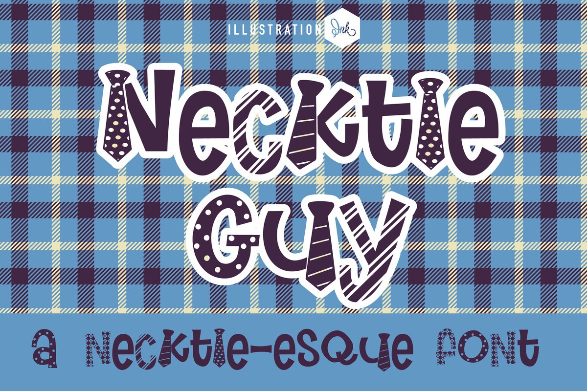 ZP Necktie Guy Font preview