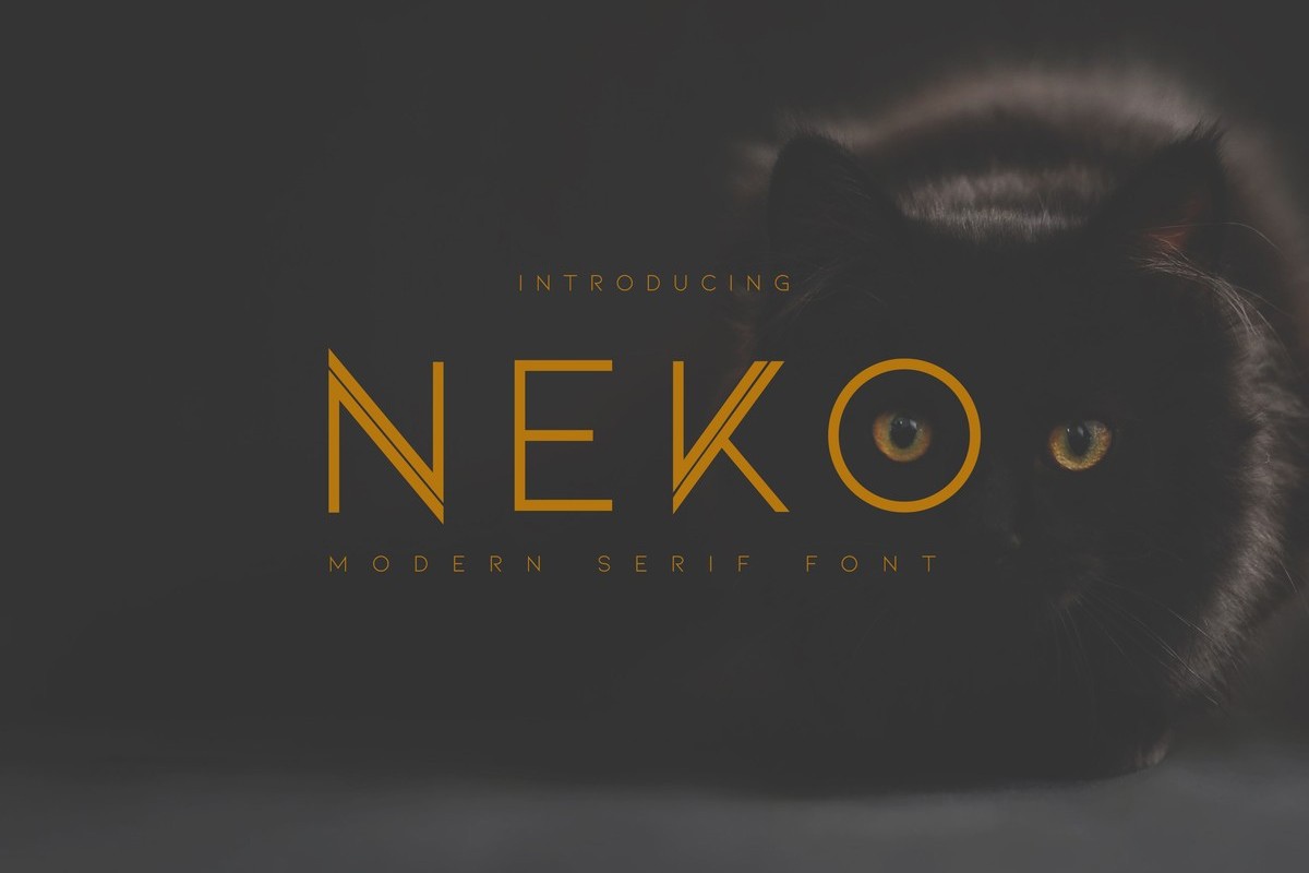 Neko Font preview