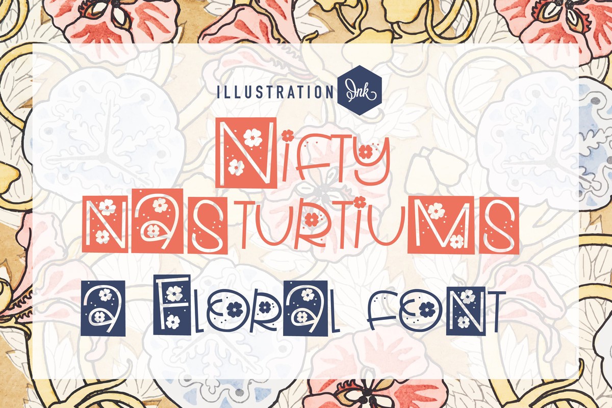 PN Nifty Nasturtiums Font preview