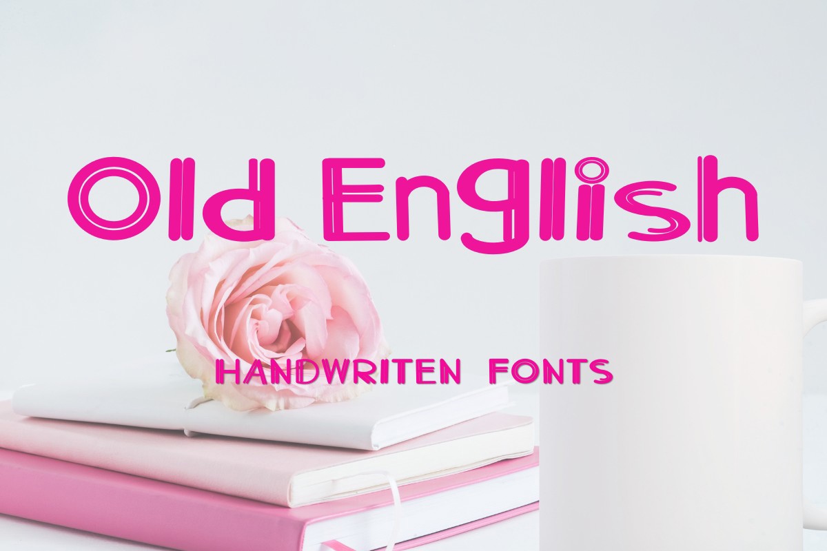 Old English Font preview