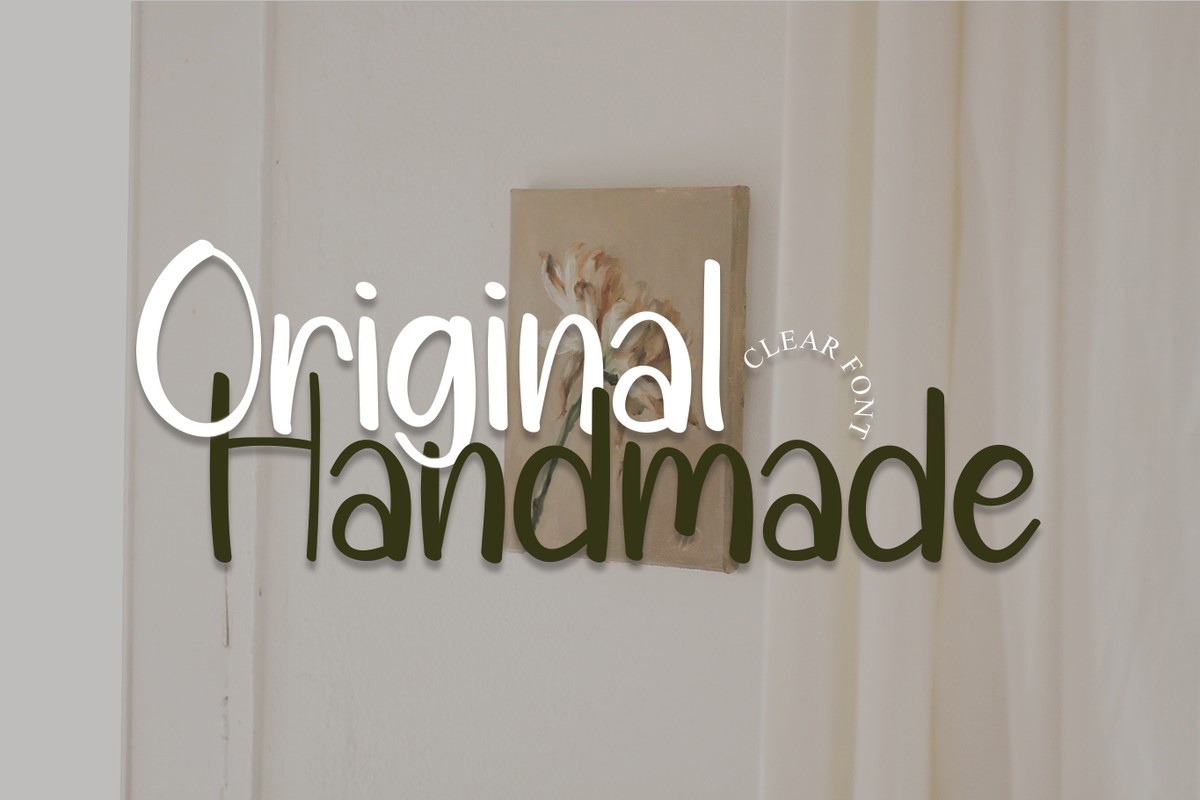 Original Handmade Font preview