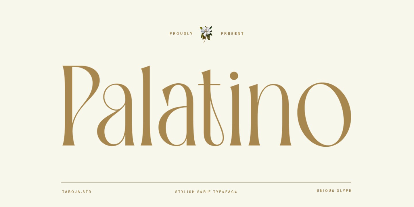 TBJ Palatino Font preview