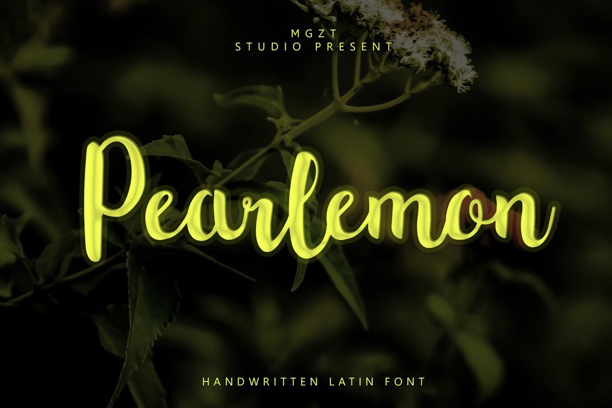 Pearlemon Font preview