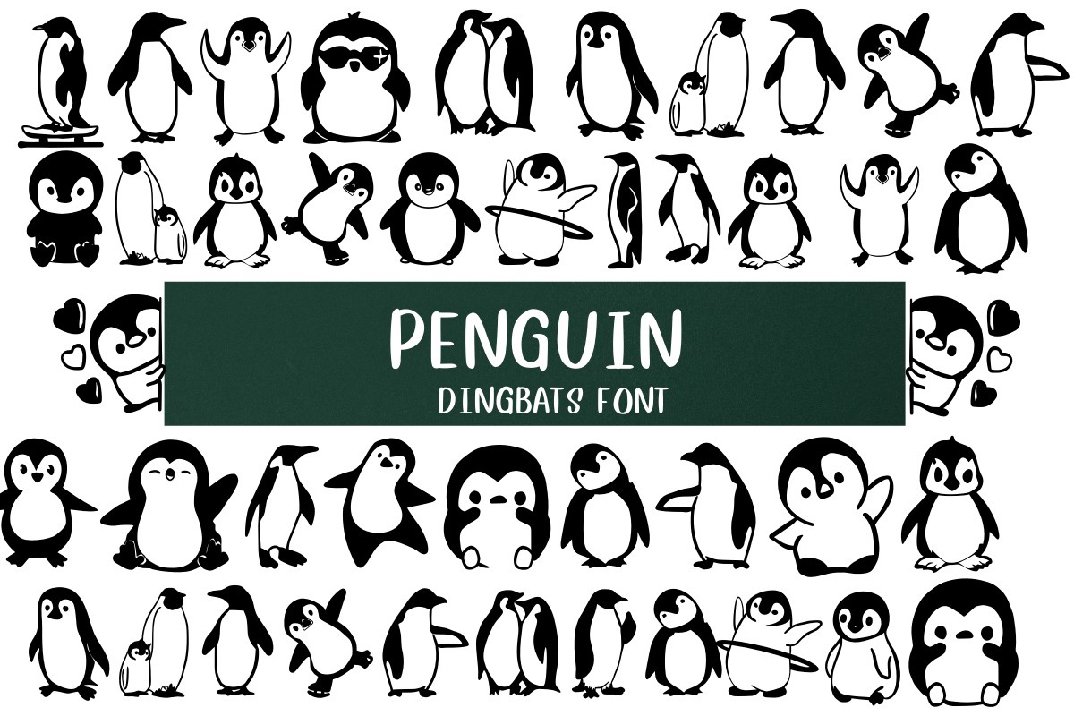 Penguin Font preview