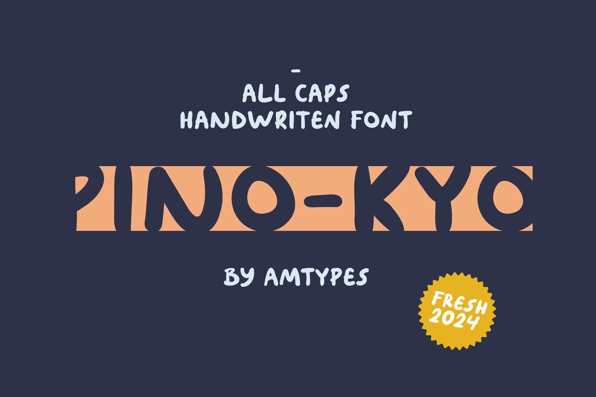 Pino Kyo Font preview