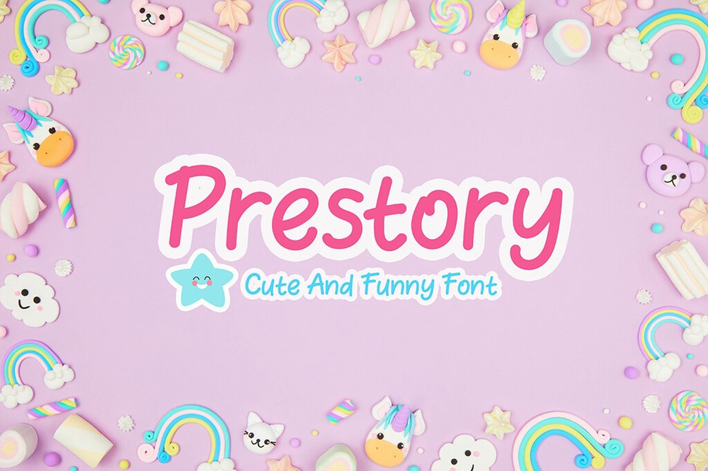 Prestory Font preview