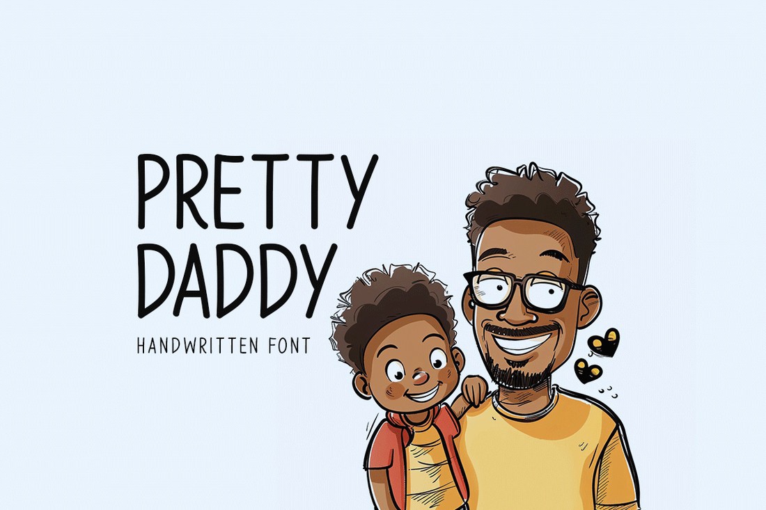 Pretty Daddy Font preview