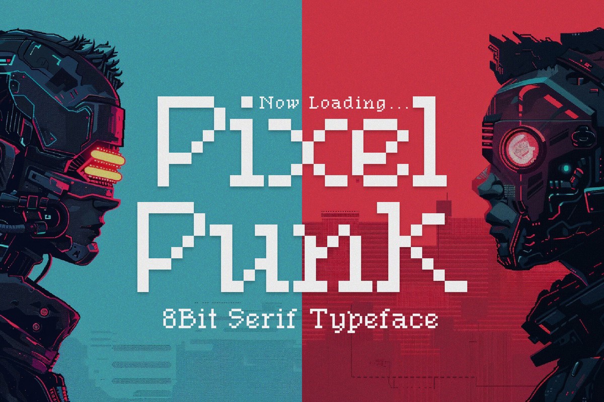 Punk Pixel Font preview