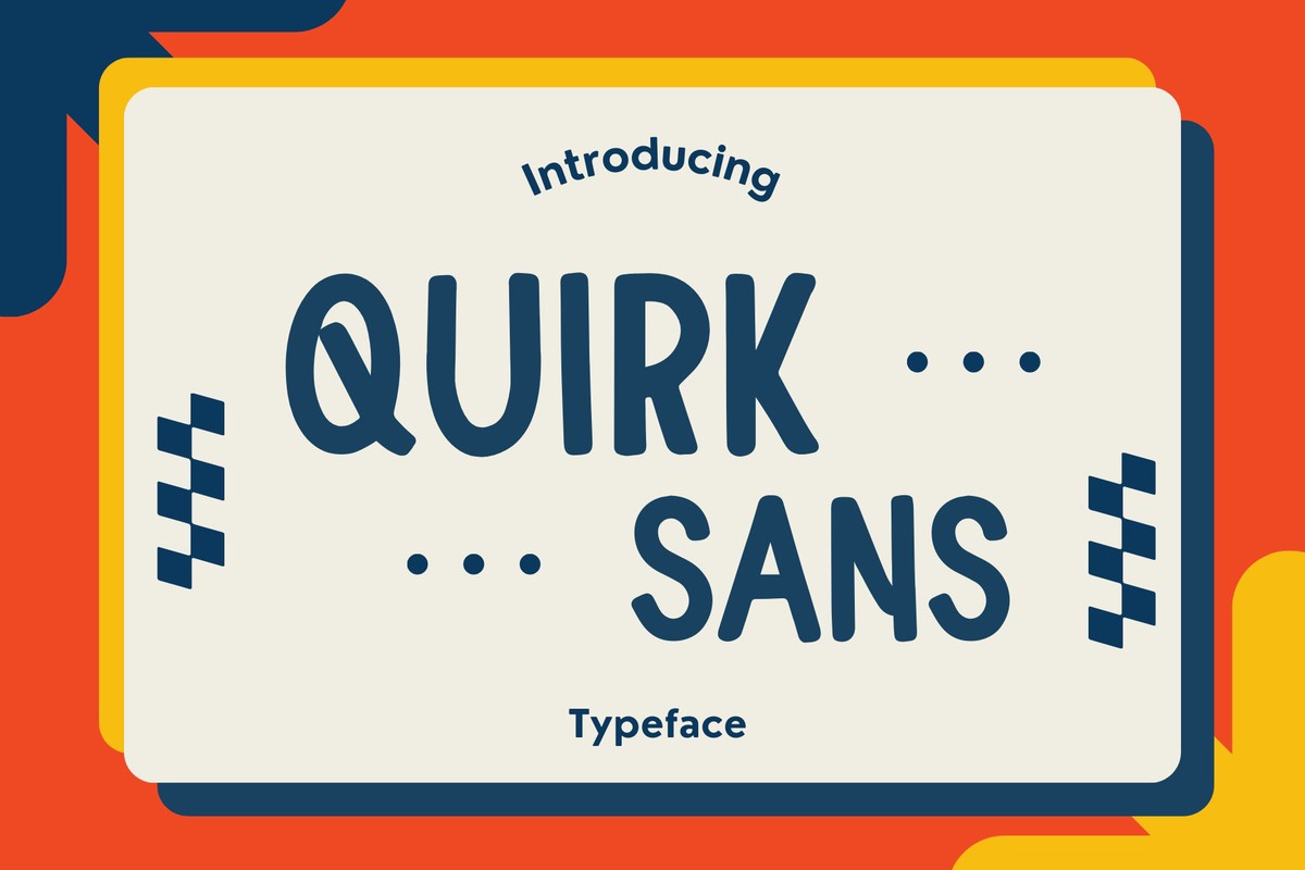 Quirk Sans Font preview