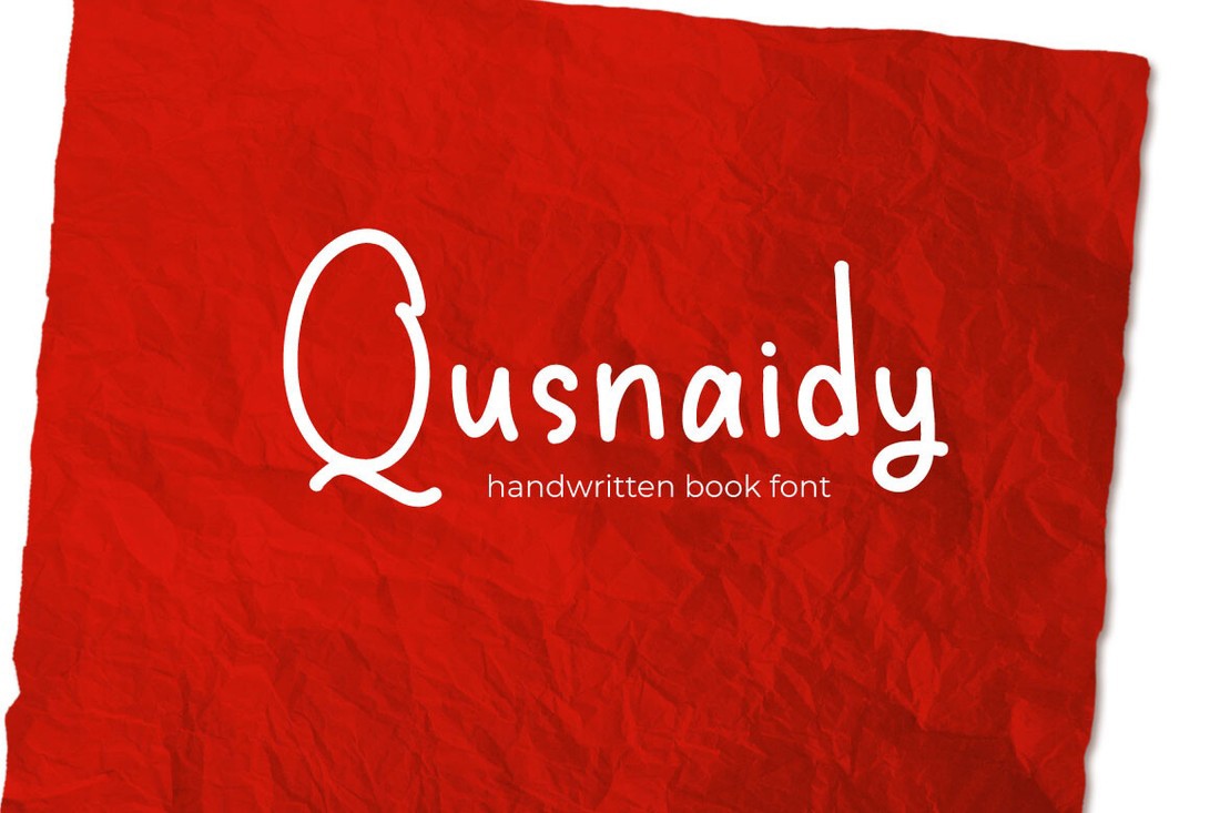 Qusnaidy Font preview