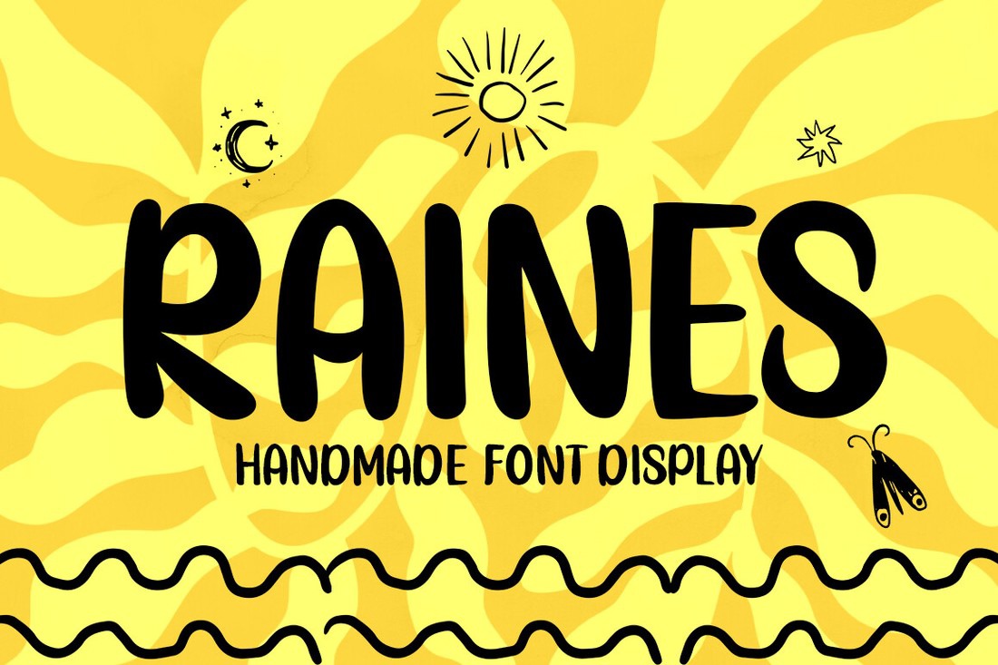 Raines Font preview