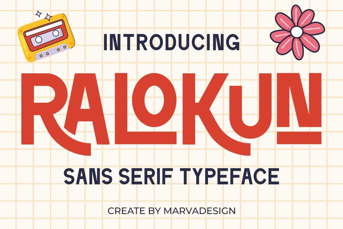 Ralokun Font preview