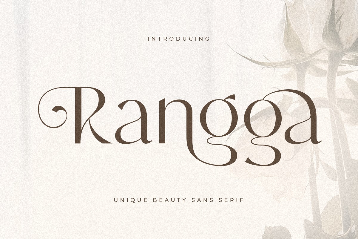 Rangga Font preview