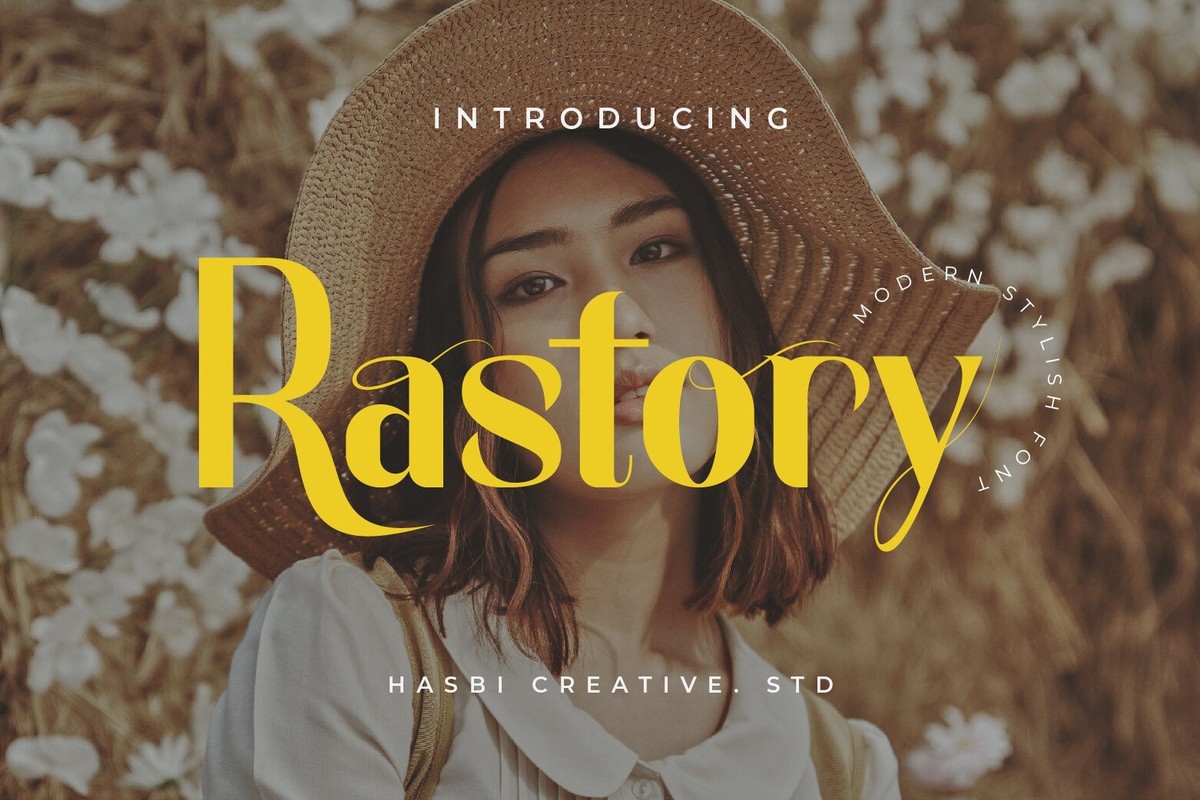 Rastory Font preview