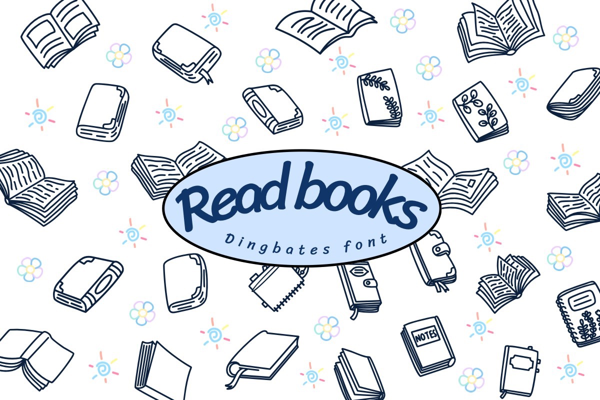 Read Books Font preview