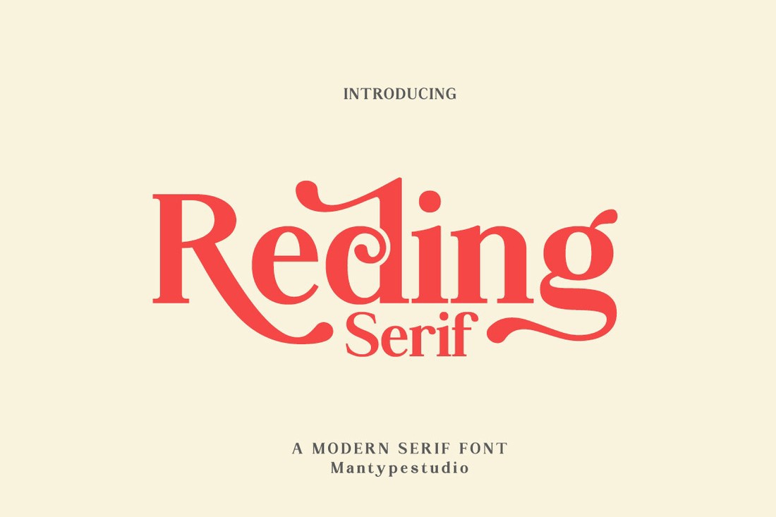 Reding Font preview