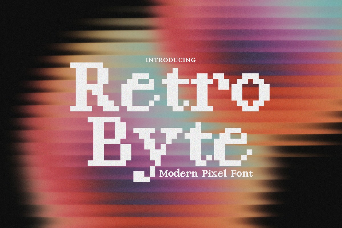 Retro Byte Font preview