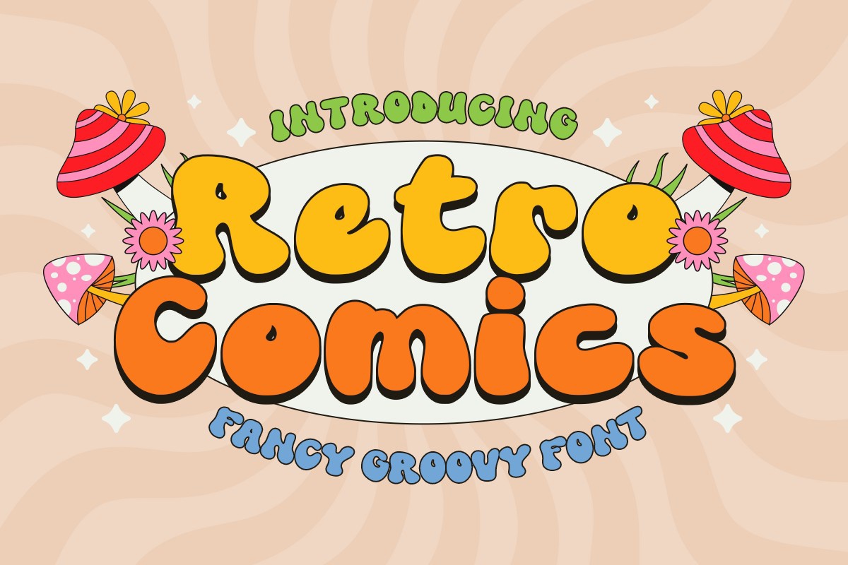 Retro Comics Font preview