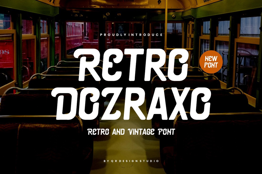 Retro Dozraxo Font preview