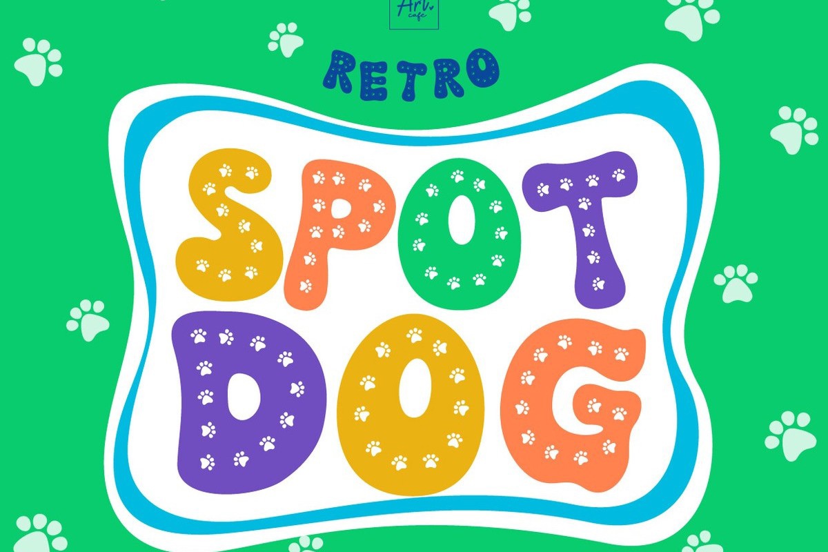 Retro Spot Dog Font preview