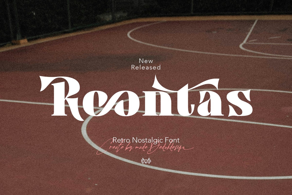 Roontas Font preview