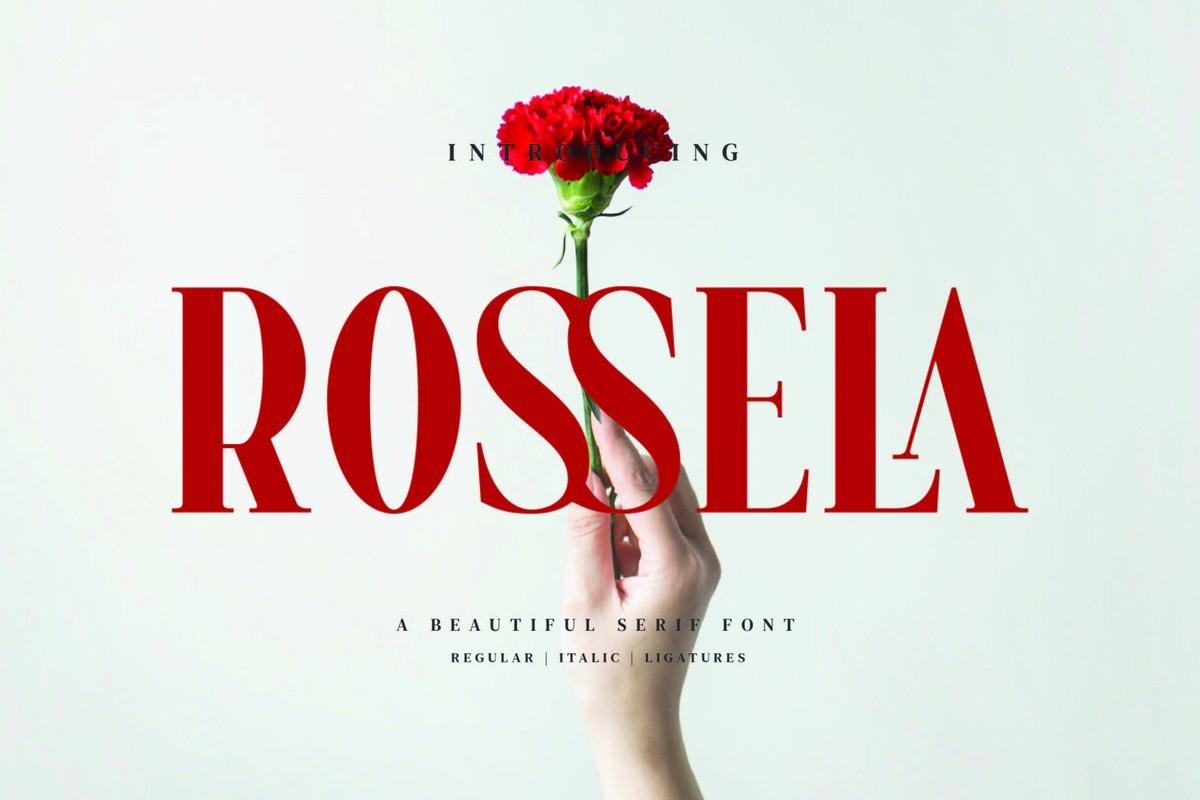 Rossela Font preview